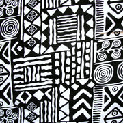 Patchwork Tribal Cotton Lycra Knit Fabric