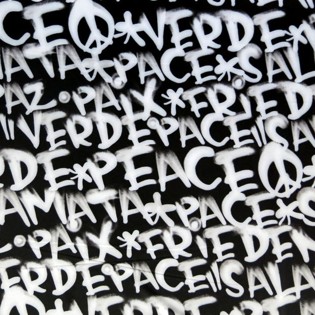 Peace Poly Spandex Swimsuit Fabric
