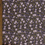 Peach Mustard Floral on Merlot Nylon Spandex Swimsuit Fabric
