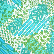 Peacock, Teal, Olive, and Turquoise Nylon Lycra Swimsuit Fabric