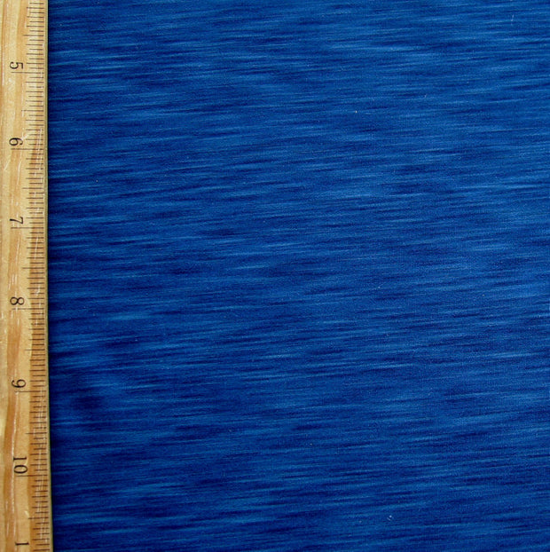 Peacock Blue Marl Nylon Lycra Swimsuit Fabric