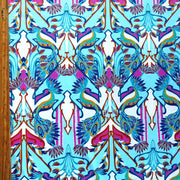 Peacock Promenade Nylon Spandex Swimsuit Fabric