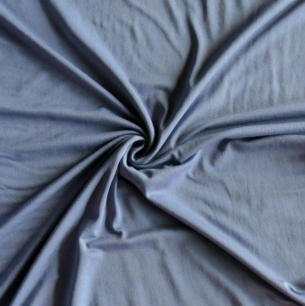 Periwinkle Blue Bamboo Lycra Jersey Knit Fabric