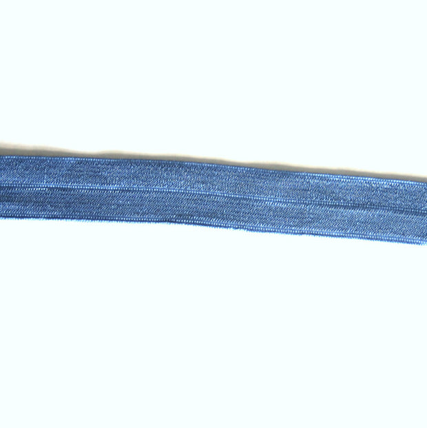 Periwinkle Blue Fold Over Elastic Trim