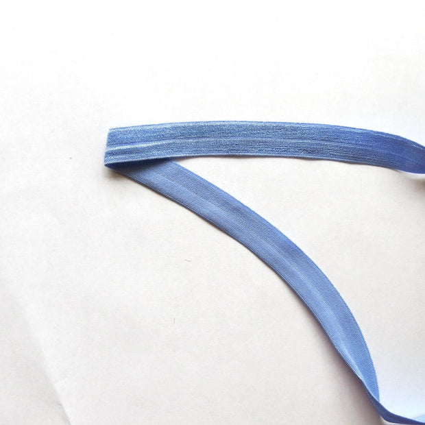 Periwinkle Fold Over Elastic Trim