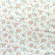 Petite Bouquet Cotton Lycra Knit Fabric