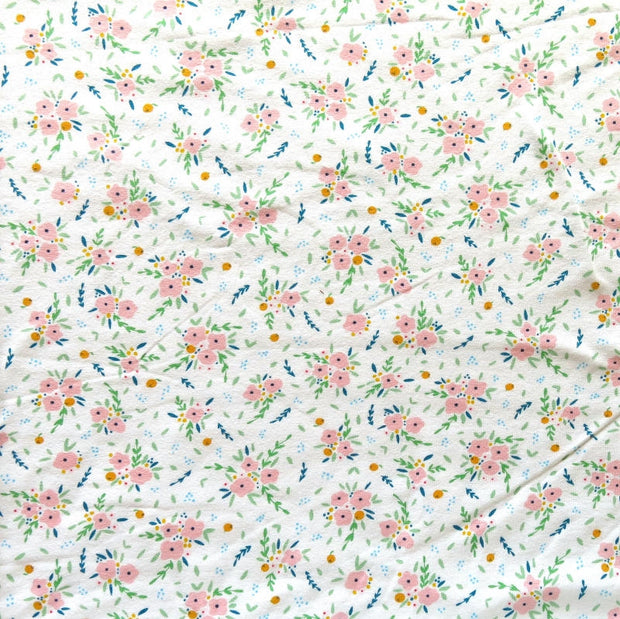 Petite Bouquet Cotton Lycra Knit Fabric
