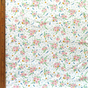 Petite Bouquet Cotton Lycra Knit Fabric