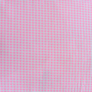 Pink and White Gingham Nylon Lycra Swimsuit Fabric