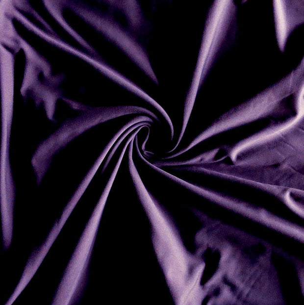 Plum Purple Dry-Flex Fleece Back Knit Fabric