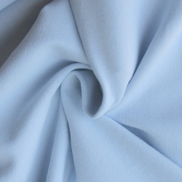 Light Blue Cotton Lycra French Terry Fabric
