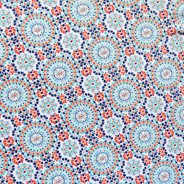 Preppy Mosaic Nylon Spandex Swimsuit Fabric