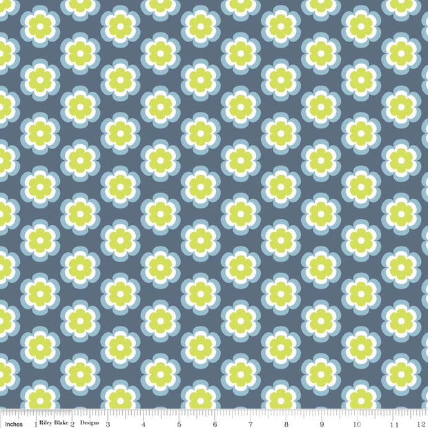 Vivid Leilani Granite Cotton Lycra Knit Fabric by Riley Blake