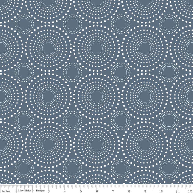 Vivid Fireworks Granite Cotton Lycra Knit Fabric by Riley Blake