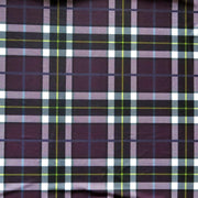 Purple, Navy, Yellow Plaid Poly Spandex Swimsuit Fabric