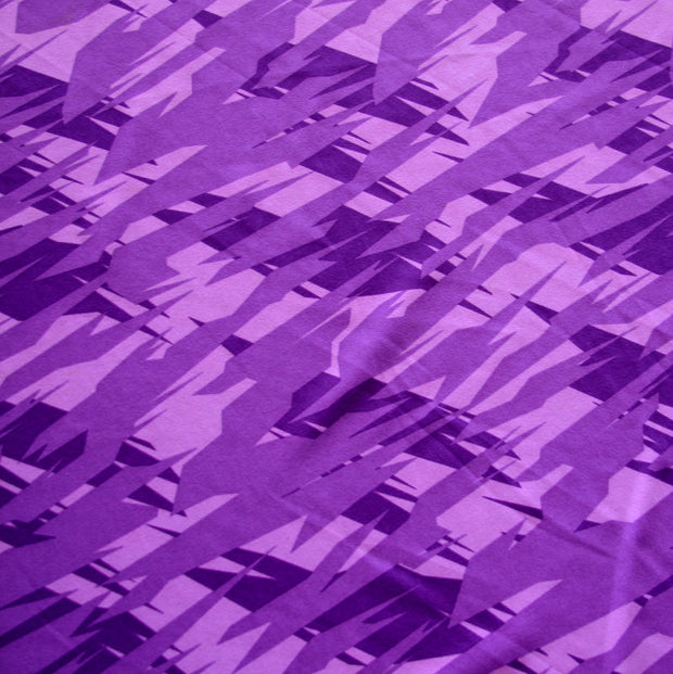 Purple Shreds Nylon Lycra Swimsuit Fabric