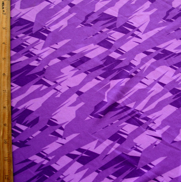 Purple Shreds Nylon Lycra Swimsuit Fabric