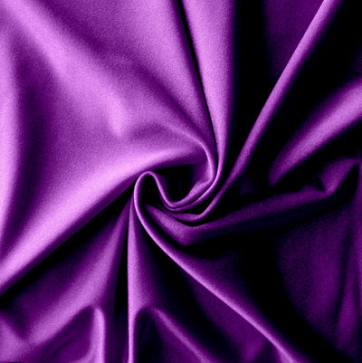 Purple Solid Nylon Spandex Tricot Specialty Swimsuit Fabric