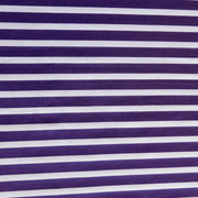 Purple and White Stripe Nylon Spandex Swimsuit Fabric