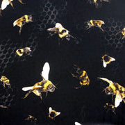 Realistic Bees Nylon Lycra Swimsuit Fabric
