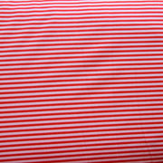 Red and Pink Narrow Stripe Nylon Lycra Swimsuit Fabric