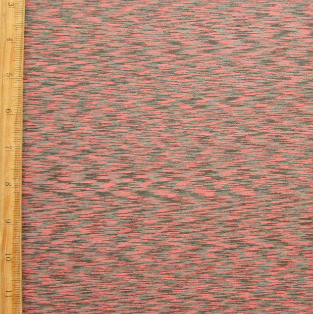 Red Relish Space Dye Nylon Lycra Swimsuit Fabric - 20" Remnant