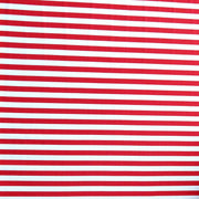Red and White 1/4 Inch Stripe Nylon Spandex Swimsuit Fabric