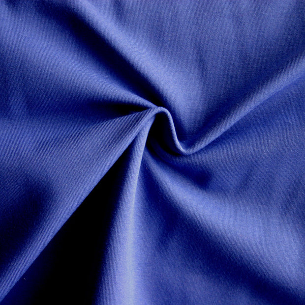 Royal Blue Cotton Lycra Jersey Knit Fabric
