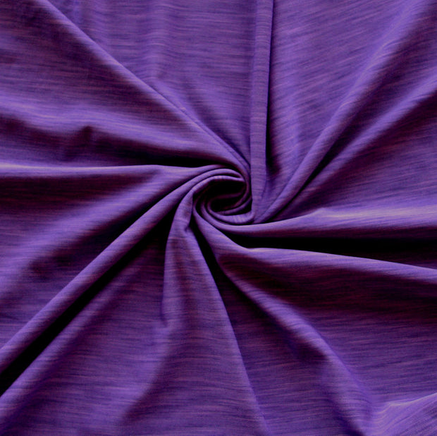 Royal Purple Marl Nylon Lycra Swimsuit Fabric