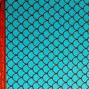 Scales Nylon Spandex Swimsuit Fabric - 16" Remnant