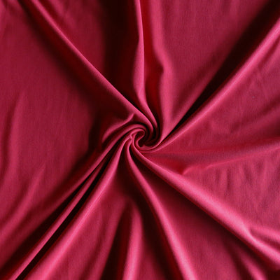 Bright Red Cotton/Spandex Jersey Fabric