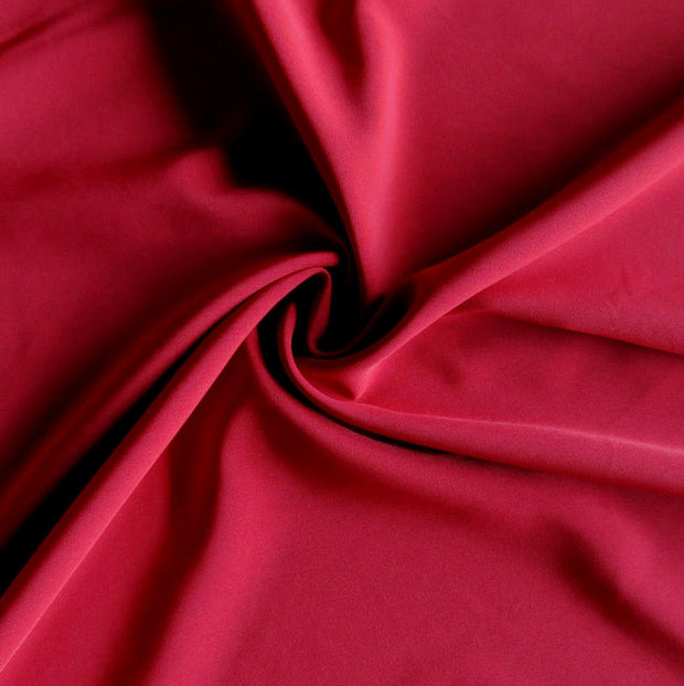 Scarlet Stretch Woven Fabric