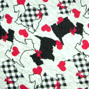 Scottie Dogs Love Knit Fabric