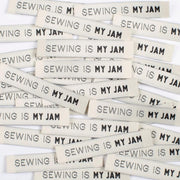 "Sewing is my Jam" 8 Pack Woven Labels by Kylie and the Machine