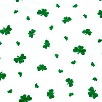 Shamrocks Cotton Lycra Jersey Knit Fabric