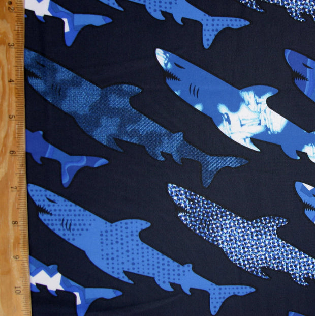 Shark Tale Swimsuit Fabric