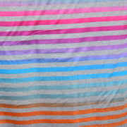 Shimmer Stripe Knit Fabric - 14" Remnant Piece