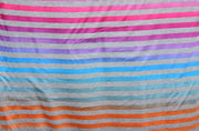 Shimmer Stripe Knit Fabric - 14" Remnant Piece