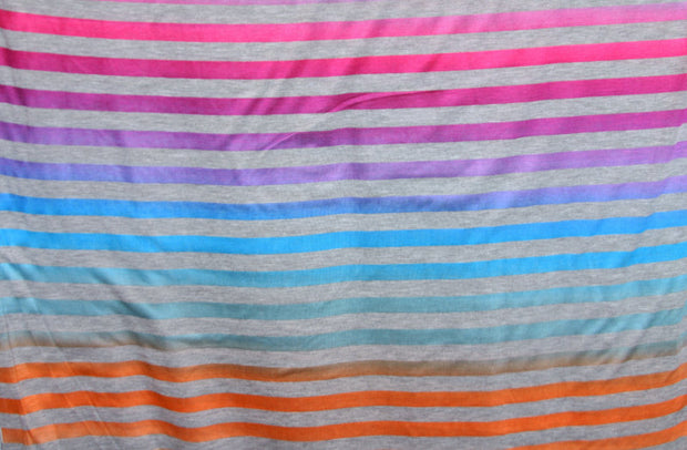Shimmer Stripe Knit Fabric - 14" Remnant Piece