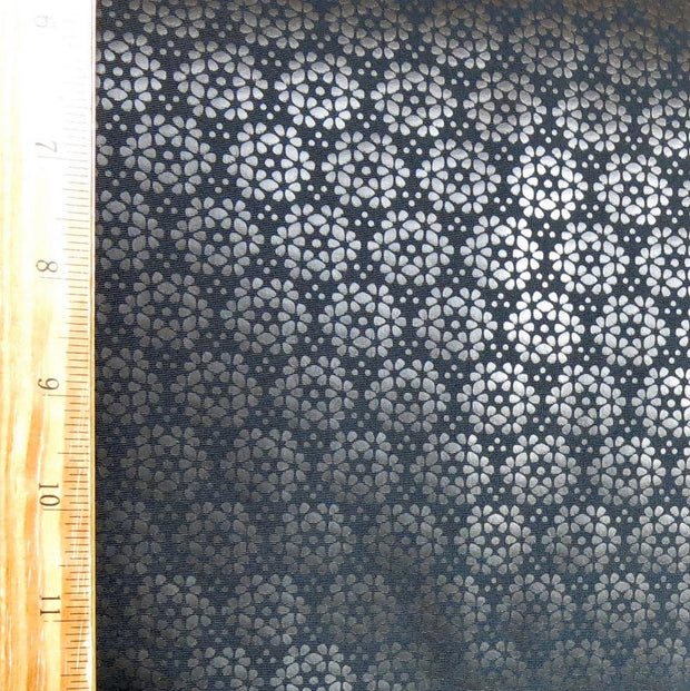 Shiny Flower Nylon Spandex Swimsuit Fabric