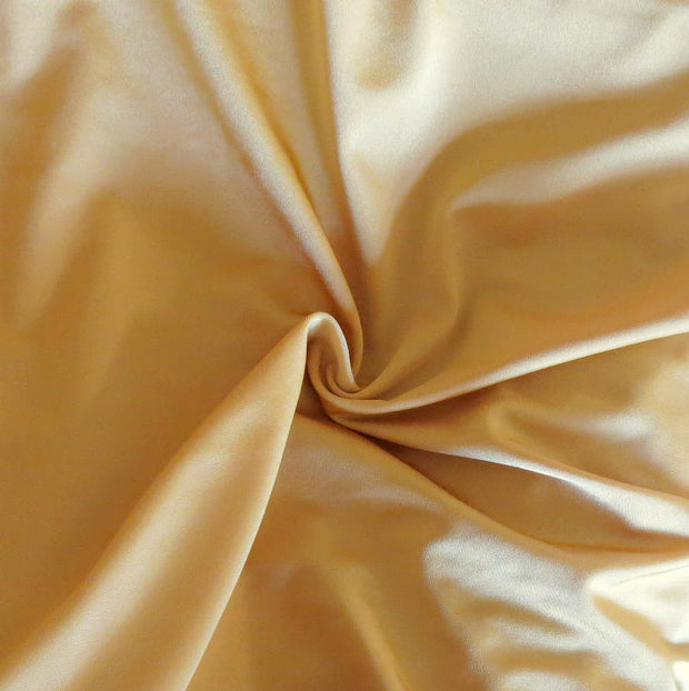 Shiny Gold Nylon Spandex Swimsuit Fabric