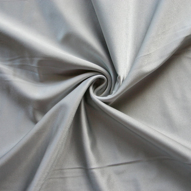 Shiny Silver Nylon Lycra Swimsuit Fabric