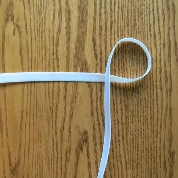 Shiny Off White 1/2 Inch Bra Strapping Elastic