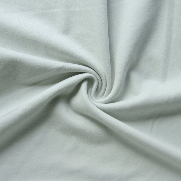 Silver Cotton Interlock Fabric