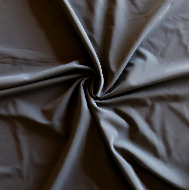 Iron Grey Nylon Spandex Swimsuit Fabric - 33" Remnant