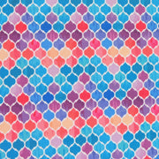 Small Colorful Medallions Nylon Spandex Swimsuit Fabric