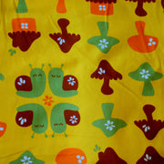 Snail Forest Organic Cotton Lycra Knit Fabric by Mussukat