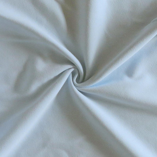 Soft Sky Blue Cotton Interlock Knit Fabric