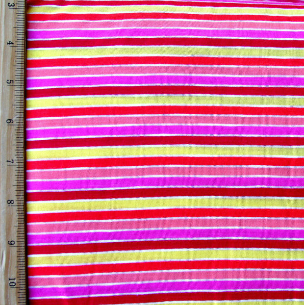 Sorbet Stripe Knit Fabric - Seconds - Not Quite Perfect