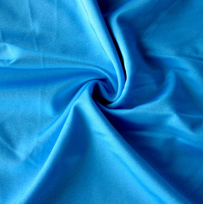 Turquoise Solid Nylon Spandex Tricot Specialty Swimsuit Fabric